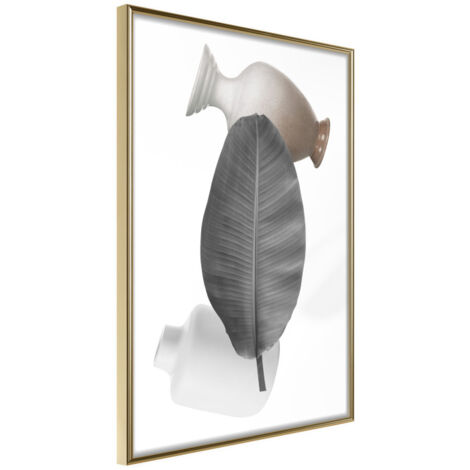 Affiche Murale Encadrée "Floral Alchemy IV" 30 x 42 cm Or