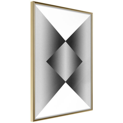 Affiche Murale Encadrée "Gradient" 21 x 30 cm Or