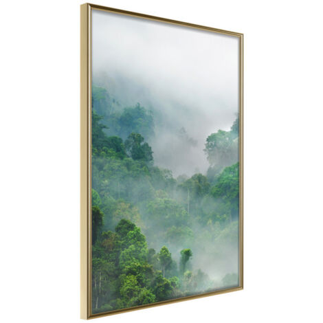 Affiche Murale Encadrée "Green Lungs of the Earth I" 21 x 30 cm Or