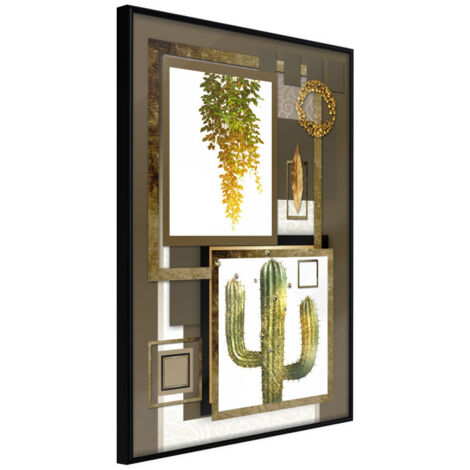 Affiche Murale Encadrée "Home Gallery" 21 x 30 cm Noir