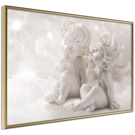 Affiche Murale Encadrée "Innocence" 30 x 20 cm Or