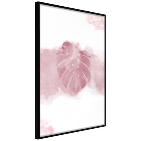 Affiche Murale Encadrée "Jungle Mist" 21 x 30 cm Noir