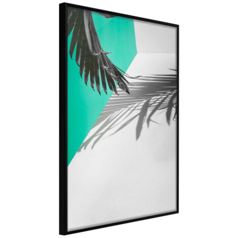 Affiche Murale Encadrée "Leaves or Wings" 21 x 30 cm Noir
