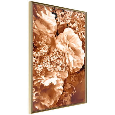 Affiche Murale Encadrée "May in Sepia" 30 x 42 cm Or