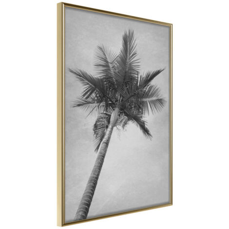 Affiche Murale Encadrée "Memories from the Paradise" 21 x 30 cm Or