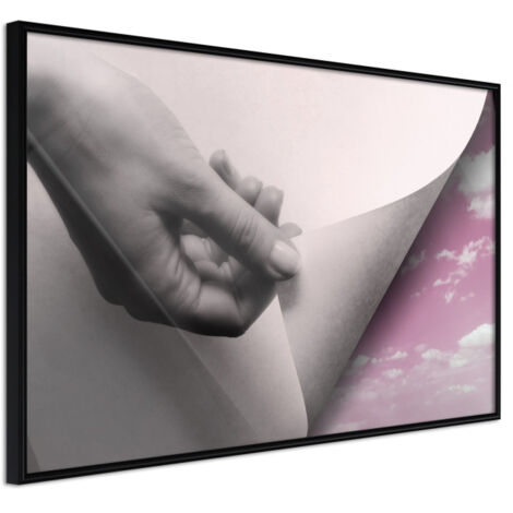 Affiche Murale Encadrée "New Beginning" 30 x 20 cm Noir
