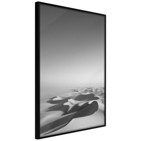 Affiche Murale Encadrée "Ocean of Sand I" 40 x 60 cm Noir