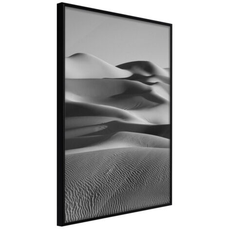 Affiche Murale Encadrée "Ocean of Sand II" 21 x 30 cm Noir
