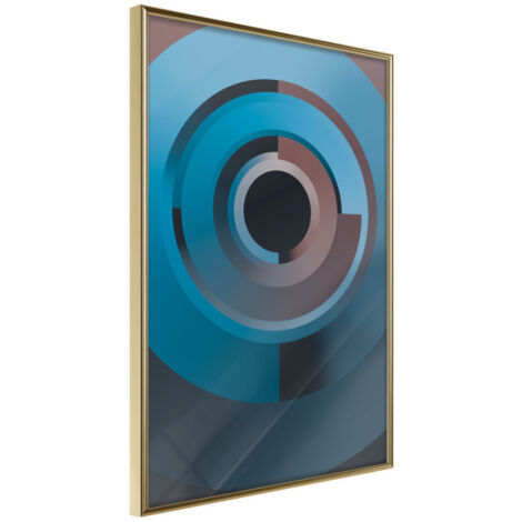 Affiche Murale Encadrée "Original Spyhole" 30 x 42 cm Or