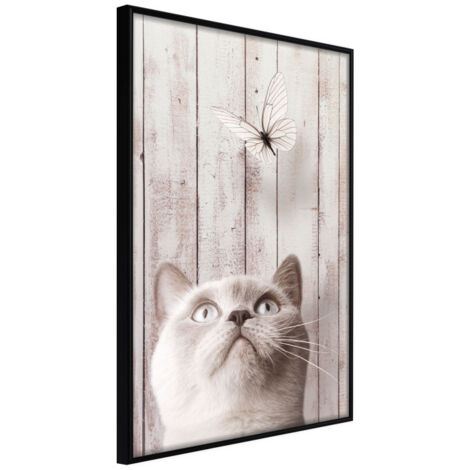 Affiche Murale Encadrée "Piercing Look" 21 x 30 cm Noir