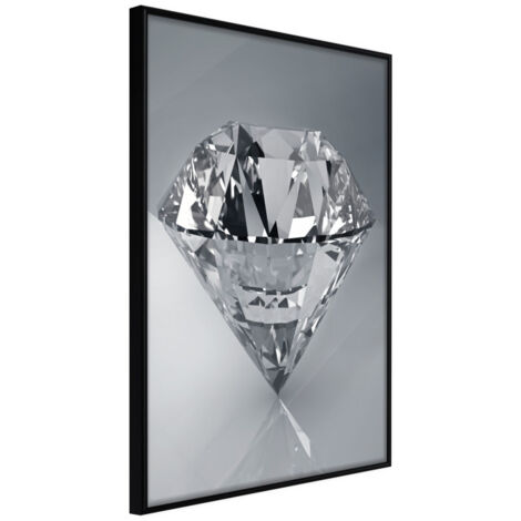 Affiche Murale Encadrée "Precious Gem" 30 x 42 cm Noir
