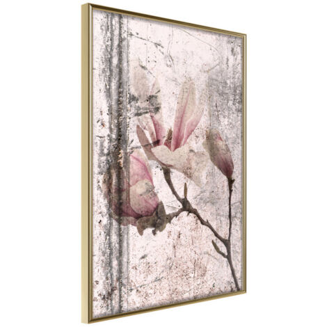 Affiche Murale Encadrée "Queen of Spring Flowers III" 40 x 60 cm Or