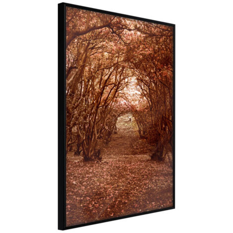 Affiche Murale Encadrée "Quiet Path" 21 x 30 cm Noir