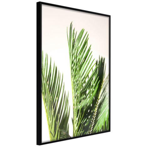 Affiche Murale Encadrée "Rustling of Leaves" 21 x 30 cm Noir