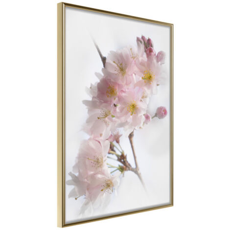 Affiche Murale Encadrée "Scent of Spring" 30 x 42 cm Or