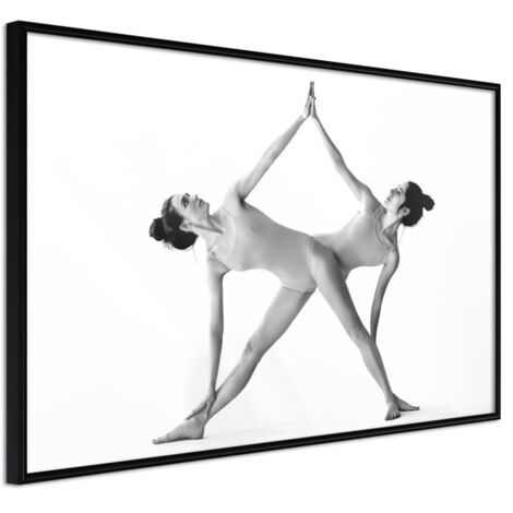 Affiche Murale Encadrée "Self-Five" 45 x 30 cm Noir
