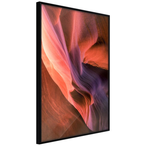 Affiche Murale Encadrée "Shades of Purple II" 21 x 30 cm Noir
