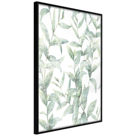 Affiche Murale Encadrée "Sheer Batiste" 21 x 30 cm Noir