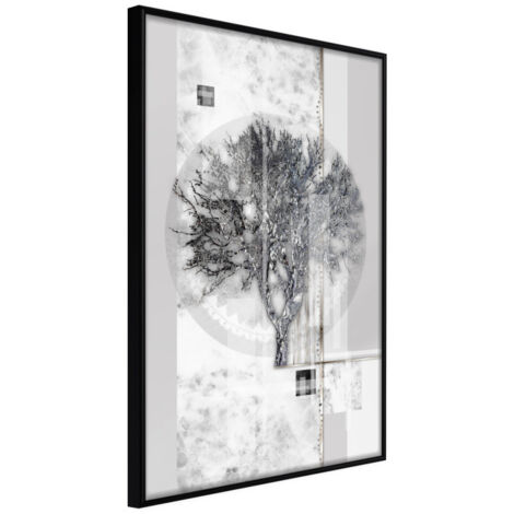 Affiche Murale Encadrée "Sign of Winter" 21 x 30 cm Noir