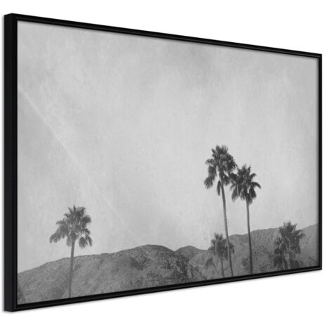 Affiche Murale Encadrée "Sky of California" 30 x 20 cm Noir