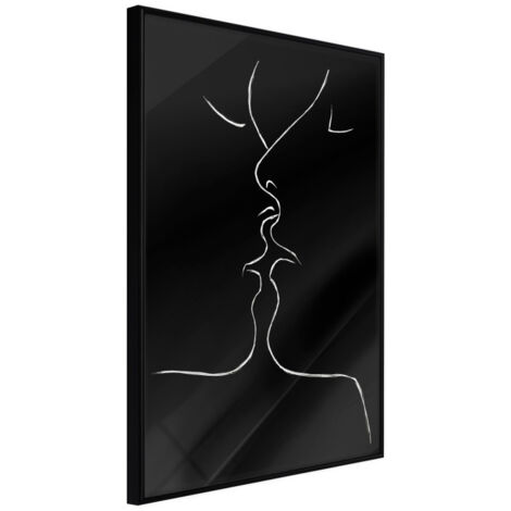 Affiche Murale Encadrée "So Close" 21 x 30 cm Noir