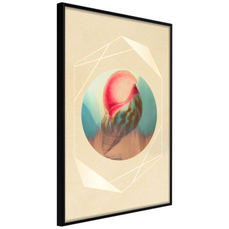 Affiche Murale Encadrée "Sound of the Sea" 40 x 60 cm Noir