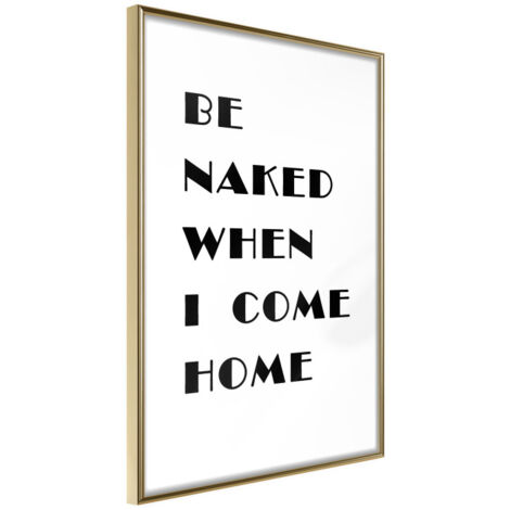 Affiche Murale Encadrée "Special Request" 30 x 42 cm Or