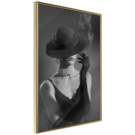 Affiche Murale Encadrée "Strain of Mystery" 21 x 30 cm Or
