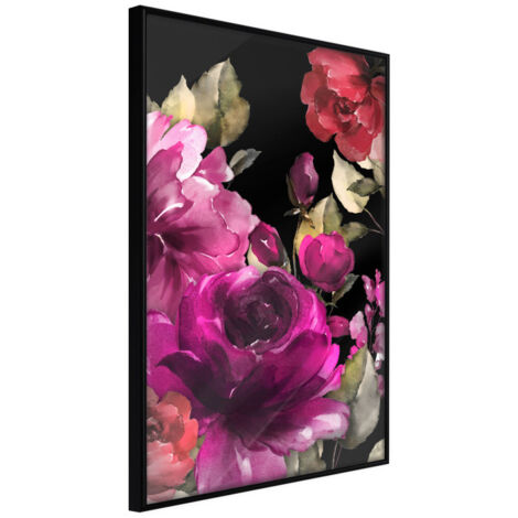 Affiche Murale Encadrée "Summer Night's Dream I" 21 x 30 cm Noir