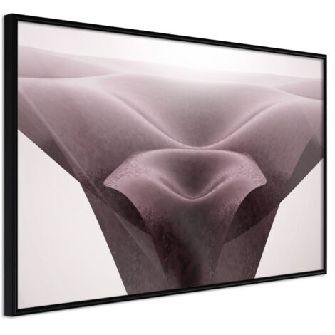Affiche Murale Encadrée "Surreal Dunes" 30 x 20 cm Noir