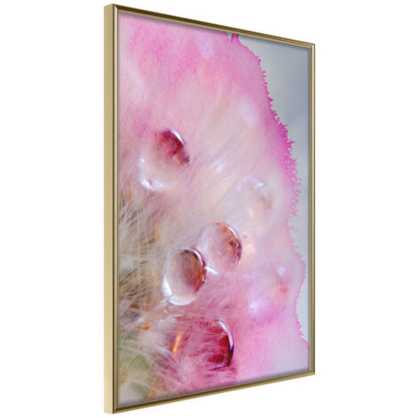 Affiche Murale Encadrée "Tears of Happiness" 21 x 30 cm Or