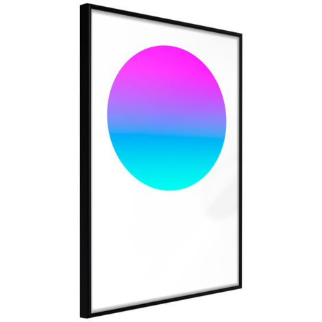 Affiche Murale Encadrée "Ultraviolet II" 21 x 30 cm Noir
