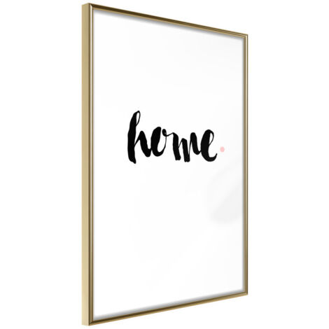 Affiche Murale Encadrée "Your Own Place" 21 x 30 cm Or