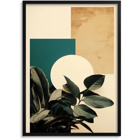 Affiche murale moderne pour le salon, le bureau et la géométrie