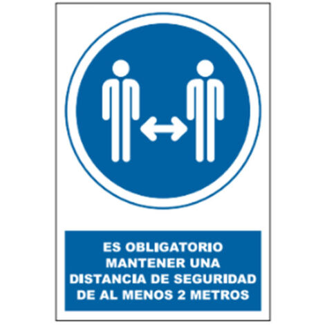 AFFICHE OBLIGATOIRE - GARDEZ UNE DISTANCE DE SÉCURITÉ  JBM53814