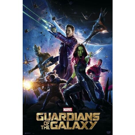 Affiche officielle des Gardiens de la Galaxie de Marvel