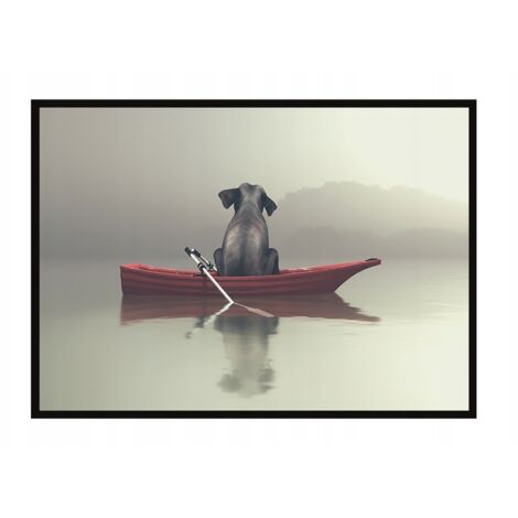 AFFICHE PHOTO ENCADRÉE A4 cm Éléphant PD235