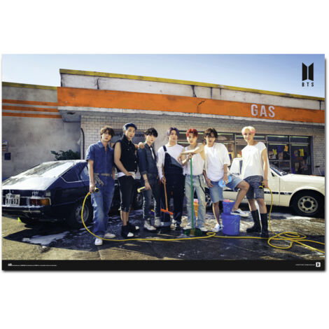 Affiche station-service bts