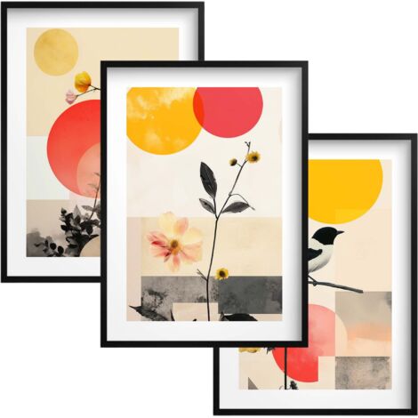 Affiches d'images colorées pour le mur Décoration murale pour le salon bureau