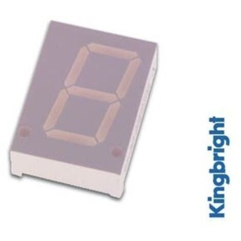 Afficheur 7 segments 20mm anode commune - super rouge