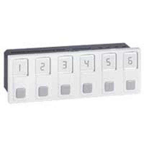 Afficheur d'appel 6 directions Mosaic 6 modules LEGRAND 076660
