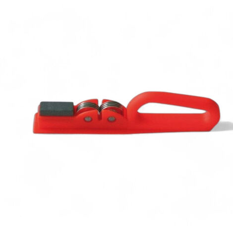 Affila coltelli con pietra cote in acciaio inox temperato strumento essenziale per affilatura precisa e duratura coltelli cucina