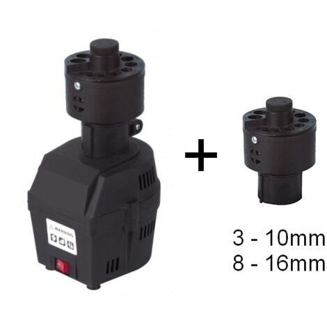 Affilapunte per punte trapano elettrico doppia testa  3 - 16mm 70W