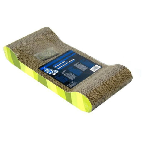 Affilatrice in cartone ondulato 49x22x75 cm zebra verde
