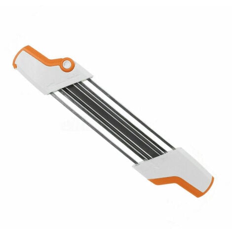 LUCKY-88 Affilatrice per catena di motosega in metallo 2 in 1, facile sostituzione di 3/8 pollici P 4,0 mm, supporto per lima per catena di motosega 2 in 1, 1 pezzo