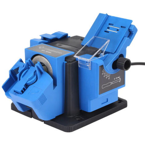 Affilatrice per punte da trapano domestica elettrica multifunzionale con angolo di affilatura regolabile, adatta per scalpelli e punte da trapano in HSS