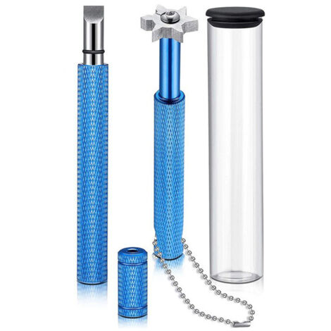 Affilatrice per scanalature di mazze da golf, pulisci e ripara mazze con 6 lame in acciaio al carburo di tungsteno, accessori per utensili per la pulizia e la scanalatura