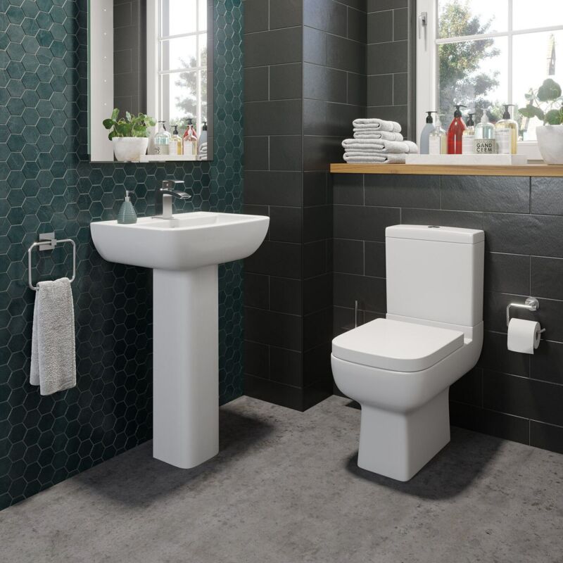 Affine Amelie Full Pedestal Bathroom Sink