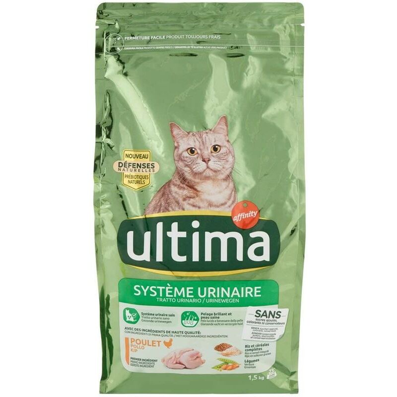 Cat croccantini urinary tract in formato da 1.5 kg - Ultima