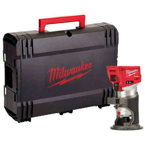 Affleureuse 18V Ø6 & 8 mm (Produit seul) M18 FTR8-0X en HD Box - MILWAUKEE 4933479073